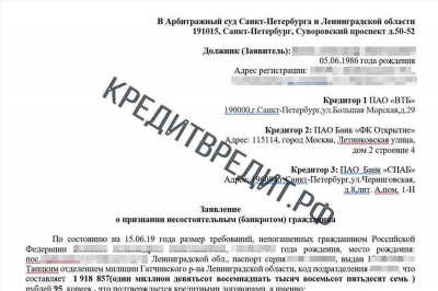 Документы для банкротства физического лица: список и порядок оформления